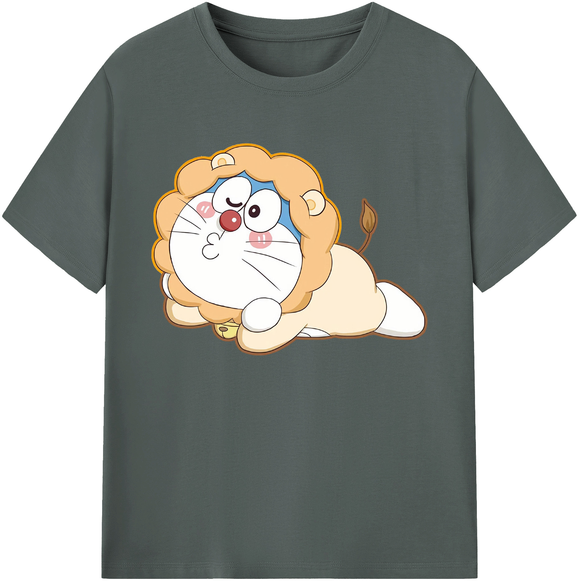 （画像用） ドラえもん Doraemon 綿100％ メンズ半袖Tシャツ｜肌触りやわらか＆通気性